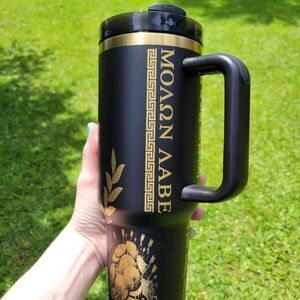 40 ounce Custom Laser Engraved Spartan Tumbler